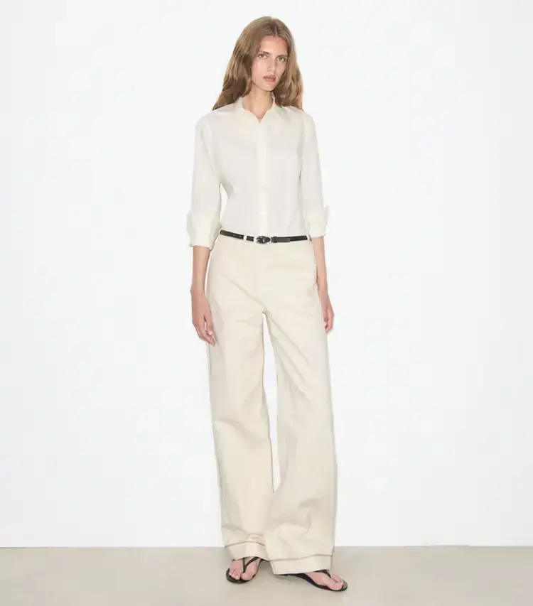 T Monogram Denim Pant - Image 2