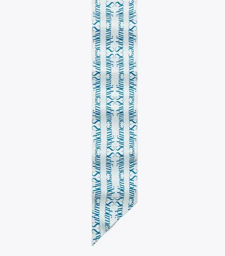 T Monogram Sublime Ribbon Tie - Image 2