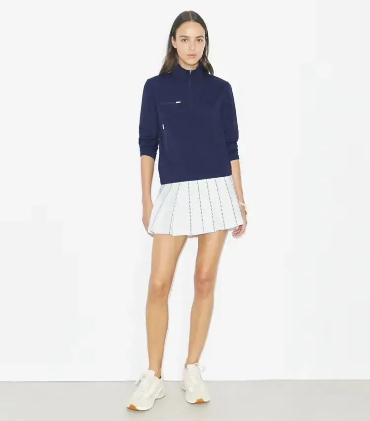 X-Embroidered Tennis Skirt - Image 2