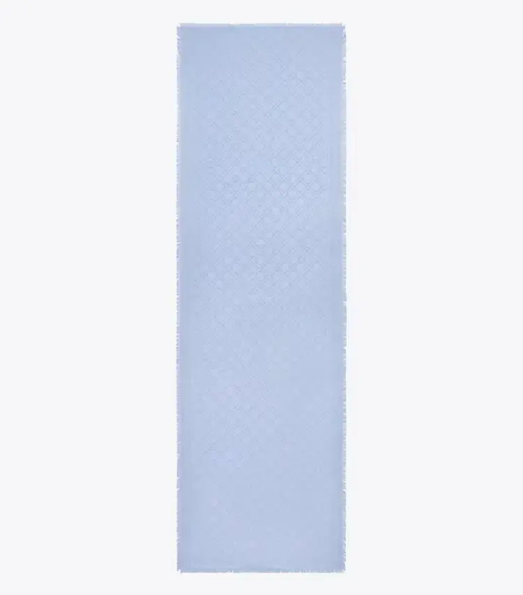 T Monogram Jacquard Oblong Scarf