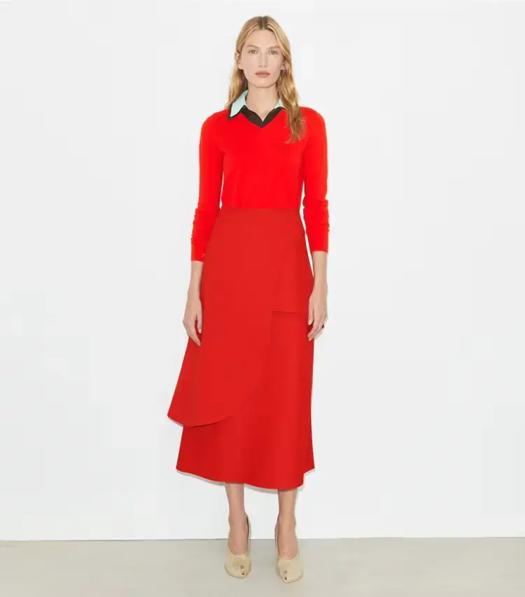 Layered Merino Wool Sweater - Image 3