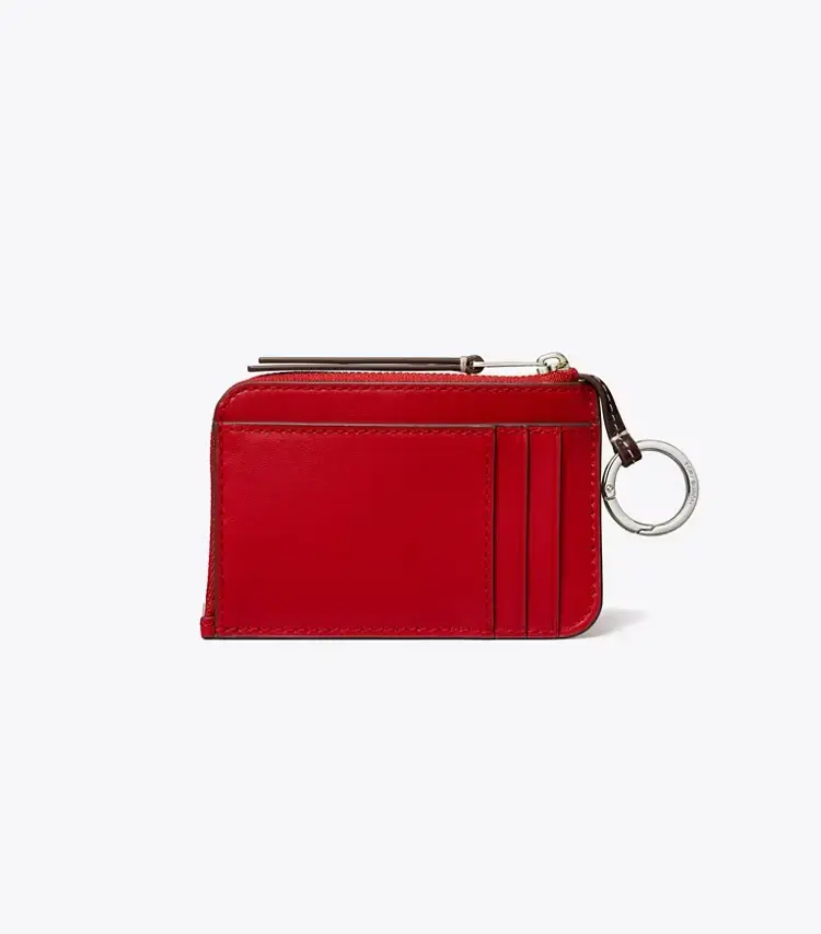 Leather Envelope Zip Card Case - Image 3