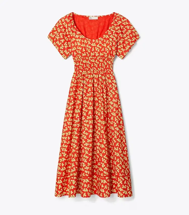 Scoop-Neck Dress