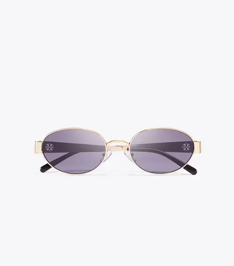 Miller Metal Oval Sunglasses - Image 3