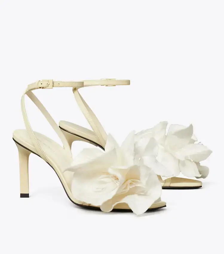 Flower Heeled Sandal