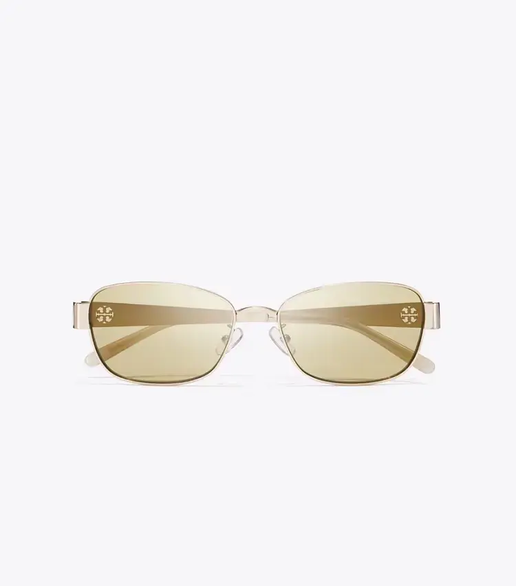 Miller Metal Rectangle Sunglasses - Image 3