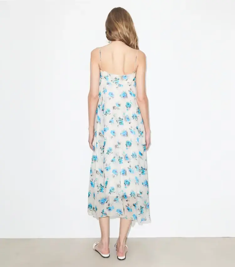 Printed Silk Dress - Image 3