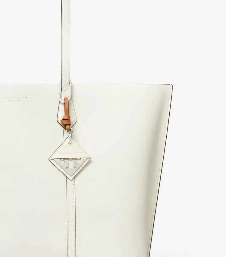Hidden Logo Croc-Embossed Key Charm - Image 2
