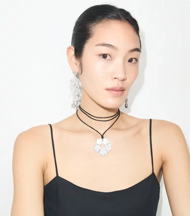 Forget Me Not Cord Necklace - Image 3