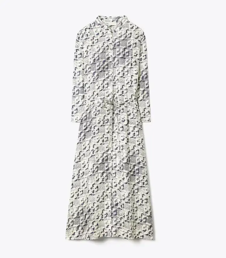Silk Midi Dress