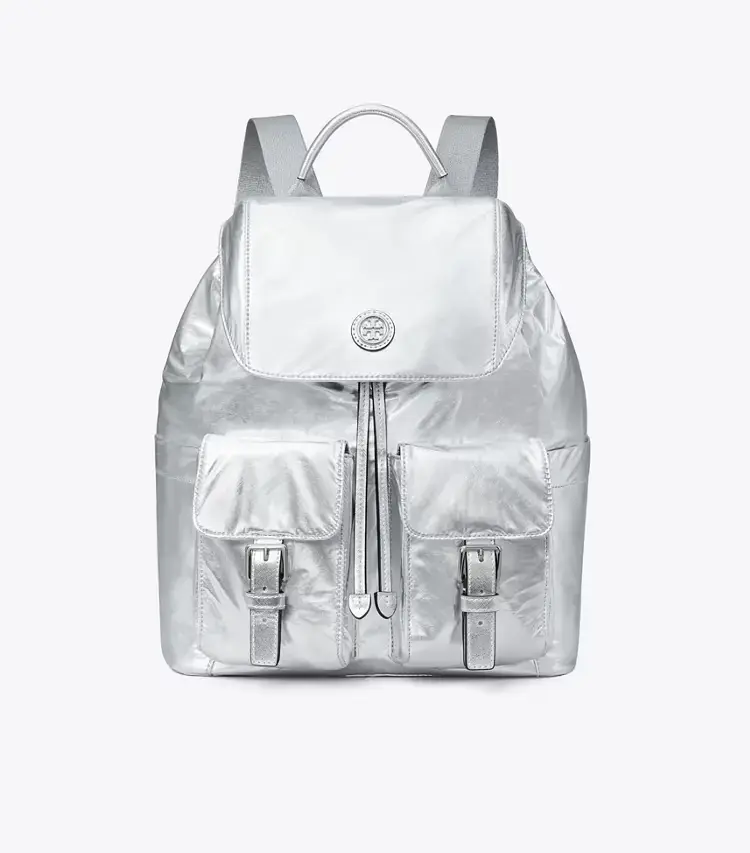 Virginia Metallic Flap Backpack - Image 3