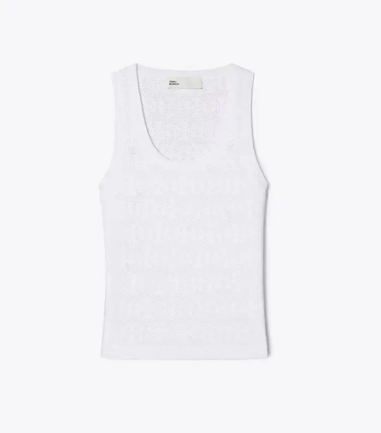 Pointelle Viscose Tank