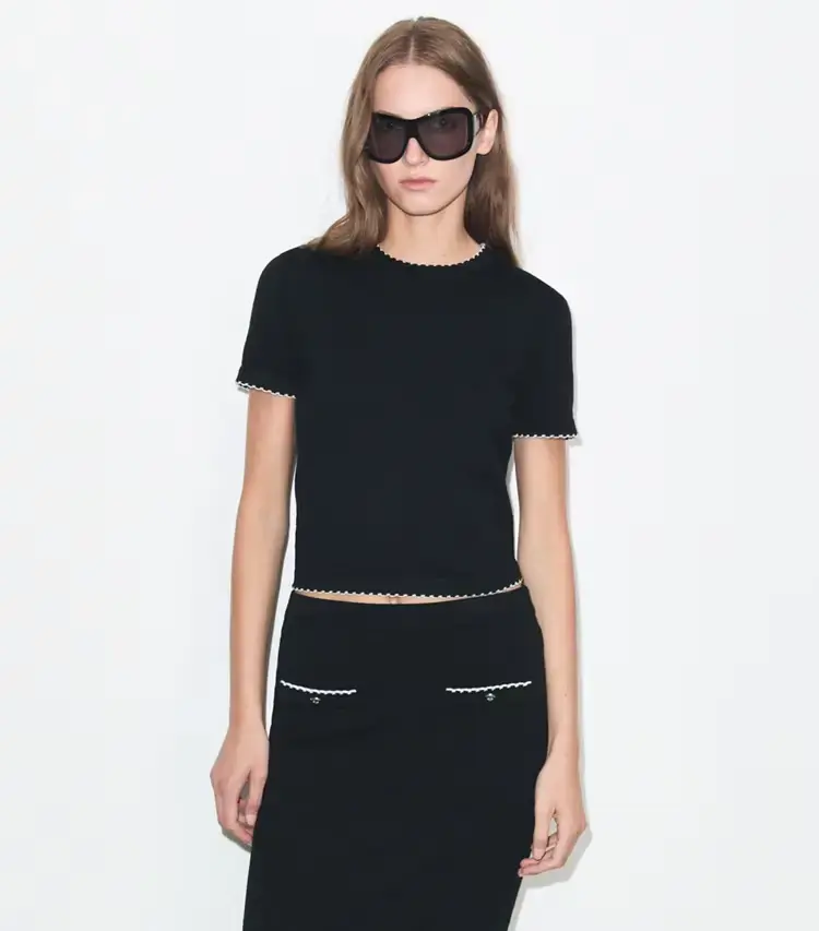 Wool Scalloped Top - Image 2