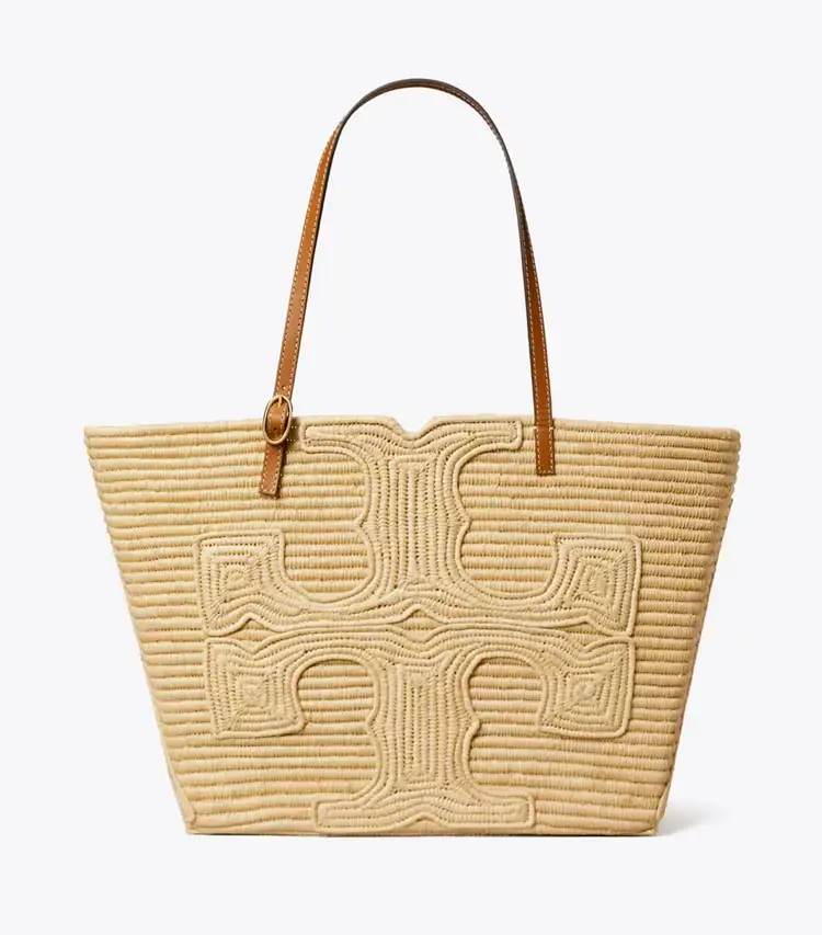 Tory Burch X Doum For Women Large Ella Raffia Tote - Image 3