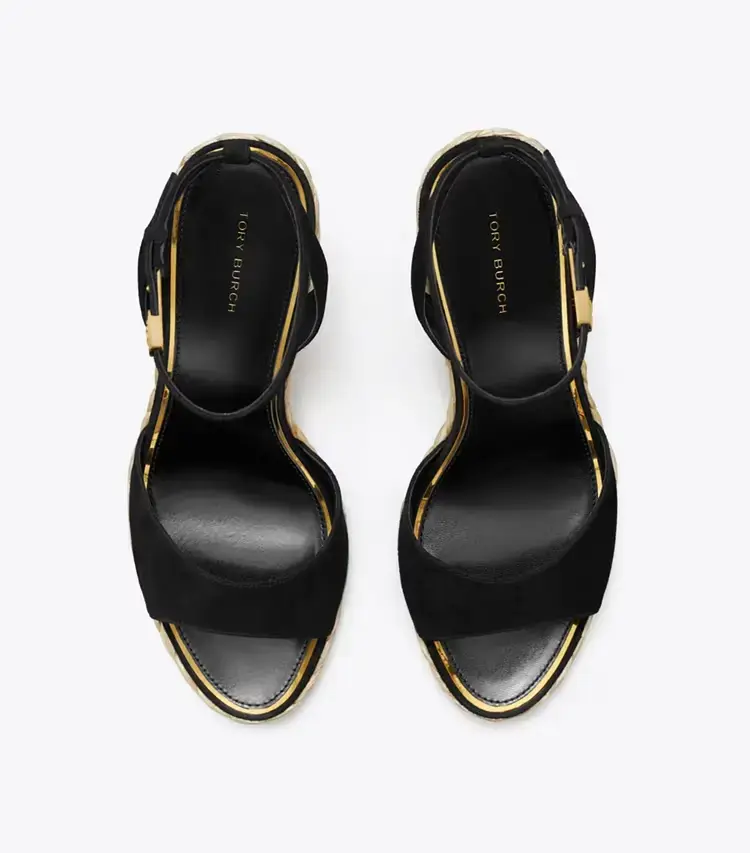 Raffia Wedge Sandal - Image 4