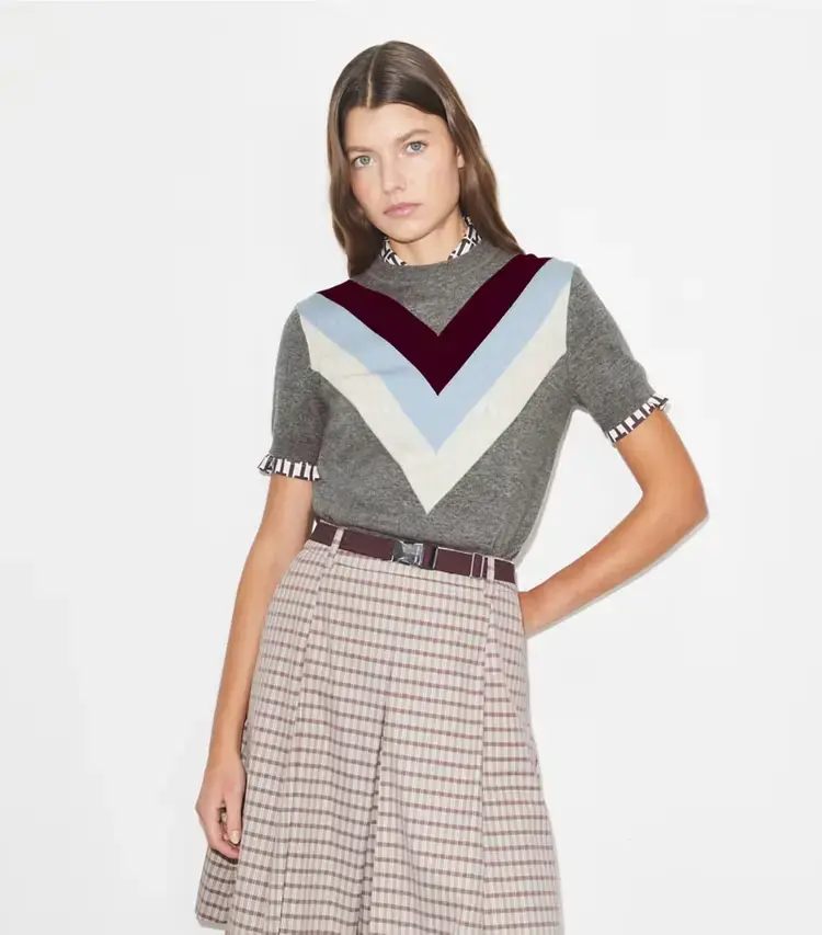 Chevron Wool Top - Image 2
