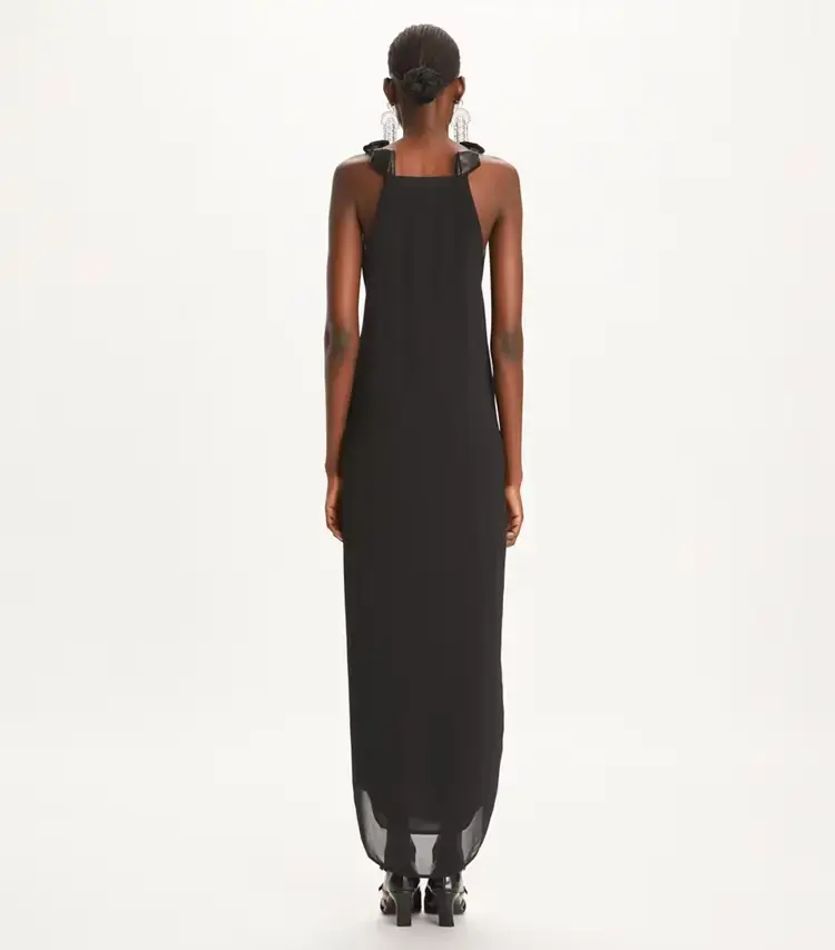 Knotted Crepe Dress - Image 3