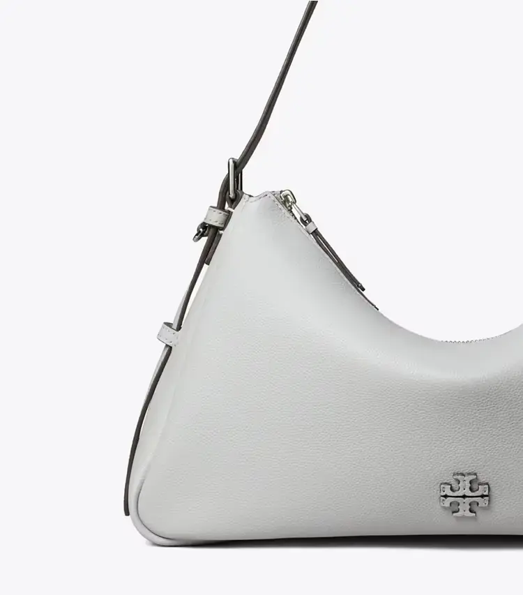 Leather Zip Top Shoulder Bag - Image 3