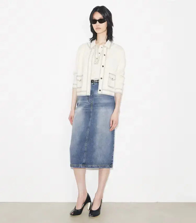 Topstitch Wool Cardigan - Image 3
