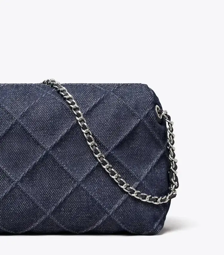Fleming Denim Soft Crossbody Bag - Image 4