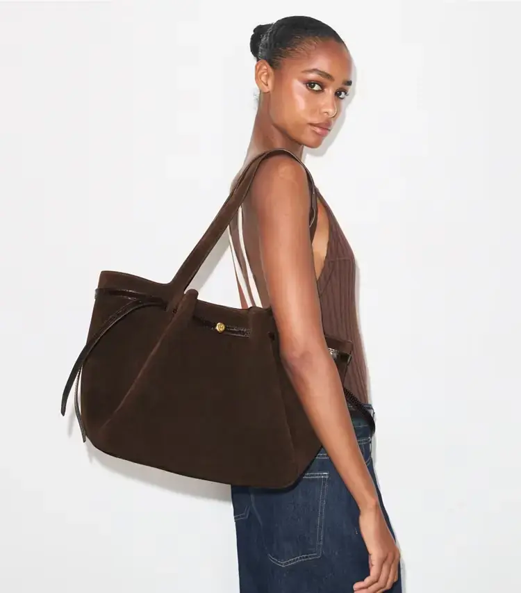 Romy Suede Tote - Image 2