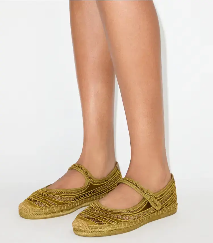 Open Weave Mary Jane Espadrille - Image 2
