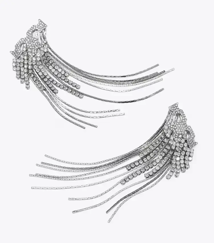 Runway PavÉ Serif T Earrings - Image 2