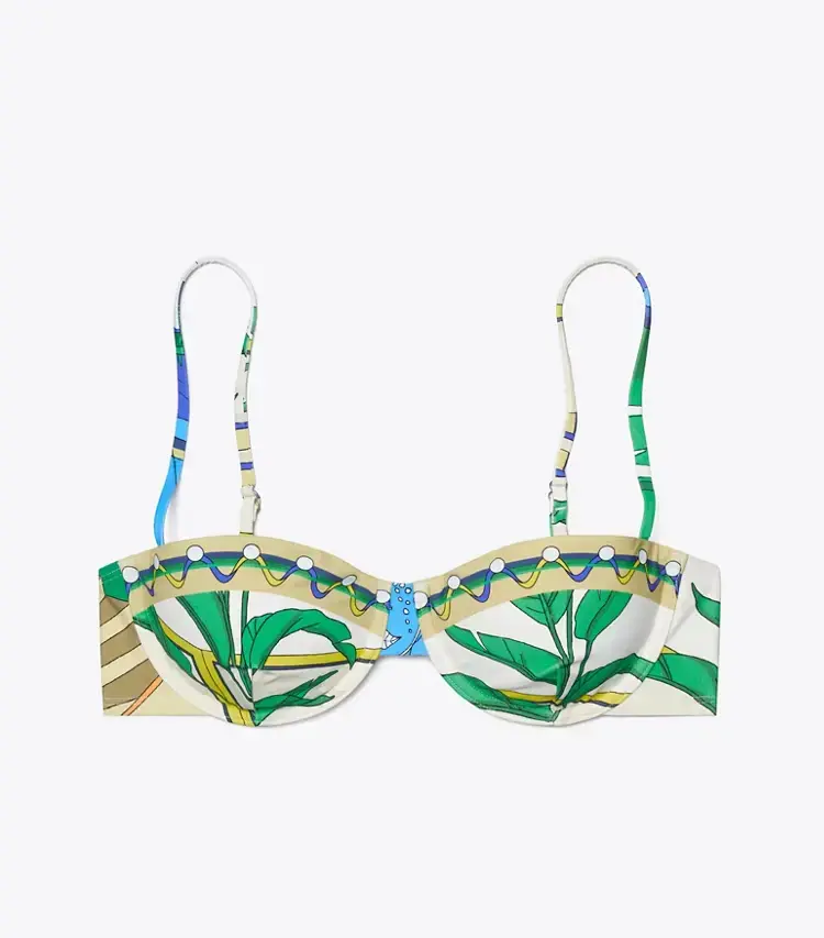Printed Bikini Top