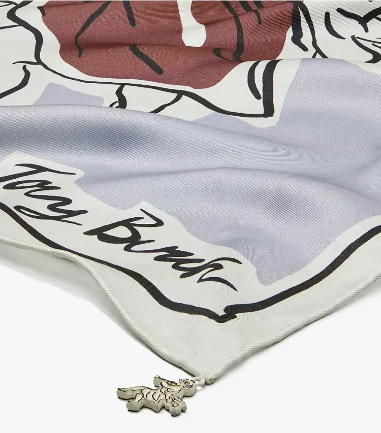 Cherubs Silk Square Scarf - Image 2