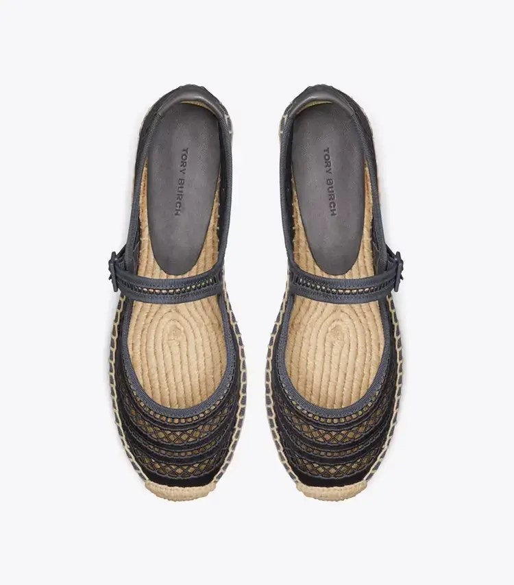 Open Weave Mary Jane Espadrille - Image 4