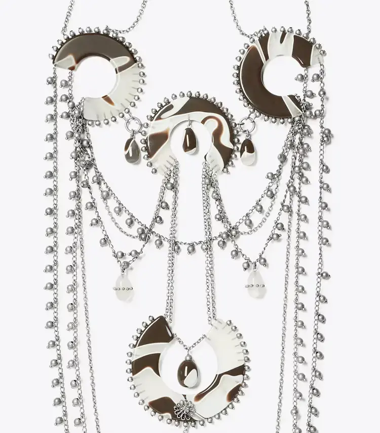 Bead And Resin Necklace - Image 2