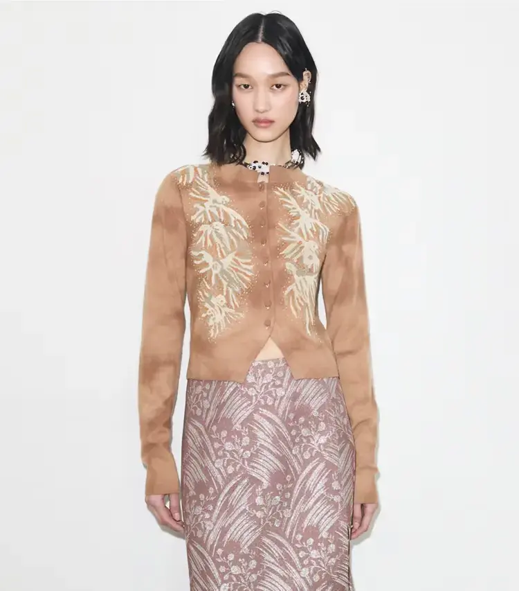 Embellished Wool Cardigan - Image 2