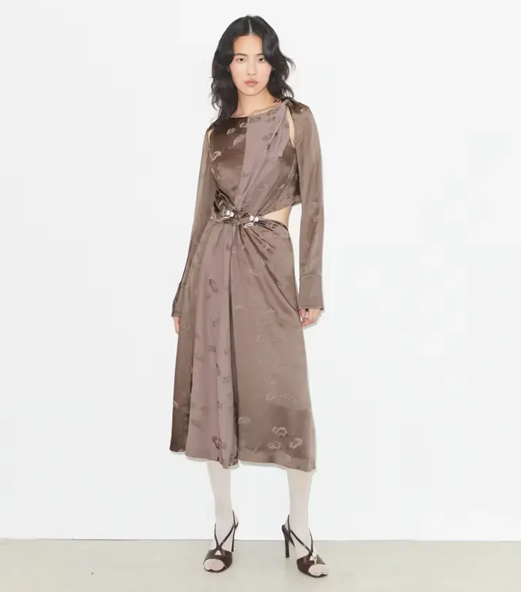Twisted Viscose Dress - Image 2