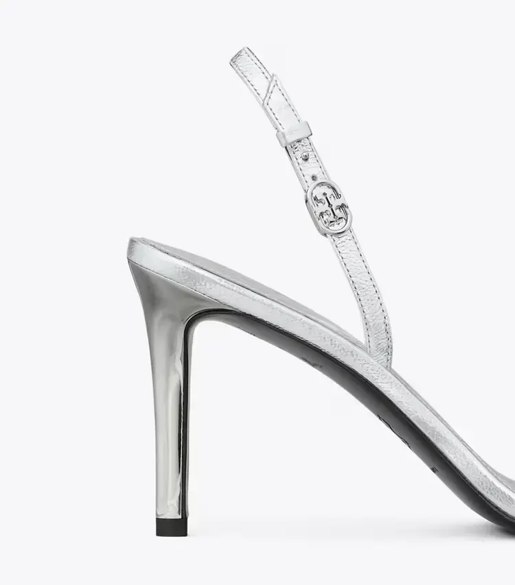 Double T Buckle Heel Sandal - Image 3